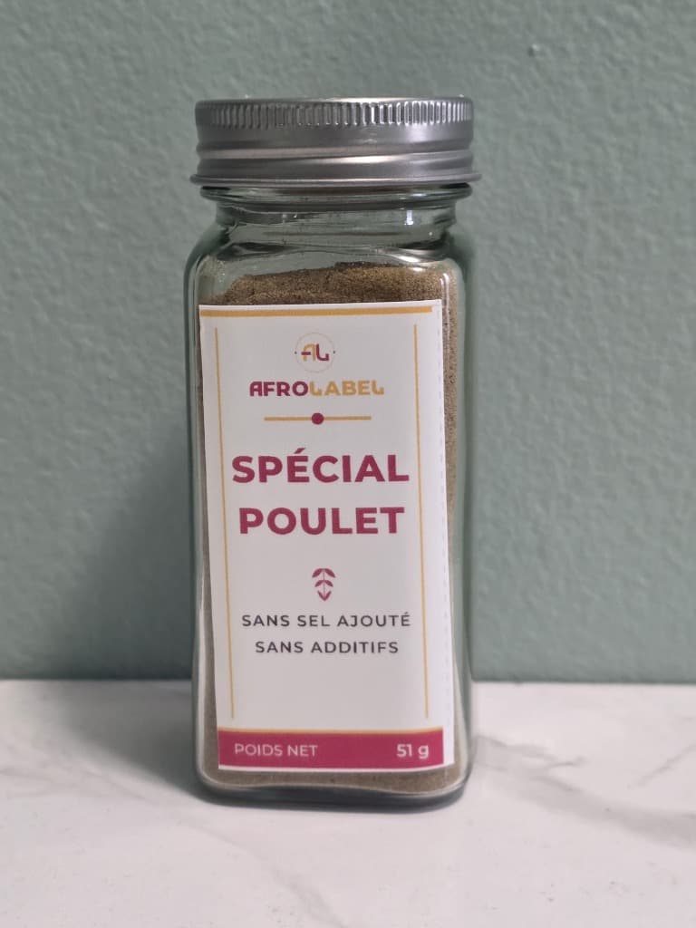 AfroLabel Spécial Poulet – Sans sel ajouté, sans additifs